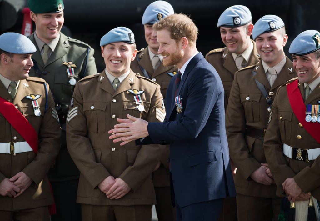 Prince Harry at the Army Aviation Centre 2018