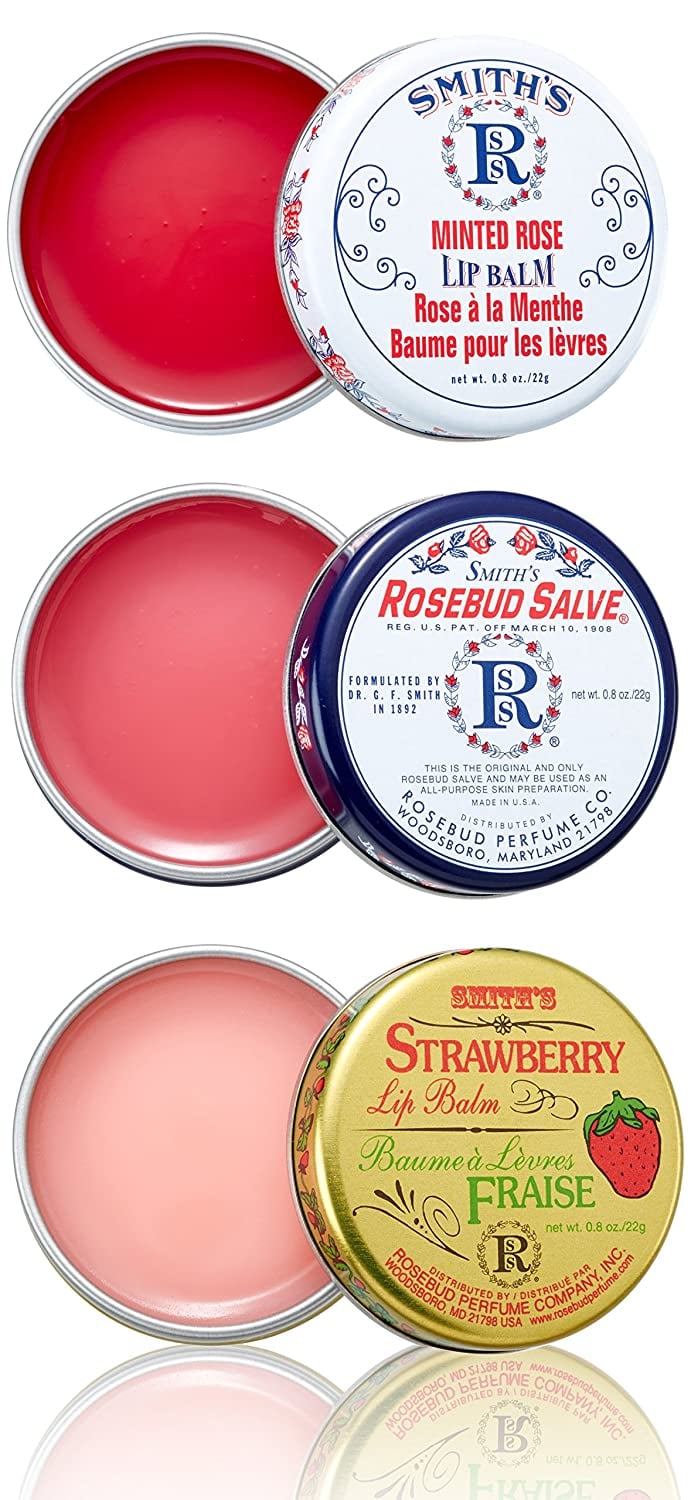 A Lip Stocking Stuffer: Rosebud Three Lavish Layers Lip Balms