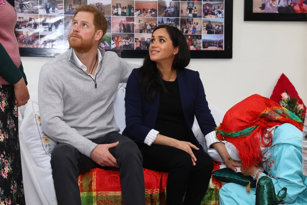 Prince Harry Meghan Markle Visit School on Morocco Tour 2019