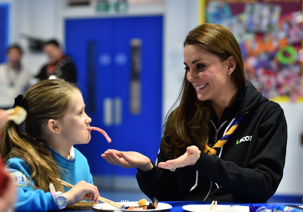 Kate Middleton Visits 23rd Poplar Beaver Scout Colony