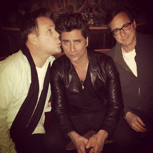 Dave Coulier and Bob Saget joked around with John Stamos during a night out in NYC on Tuesday.
Source: Instagram user johnstamos
