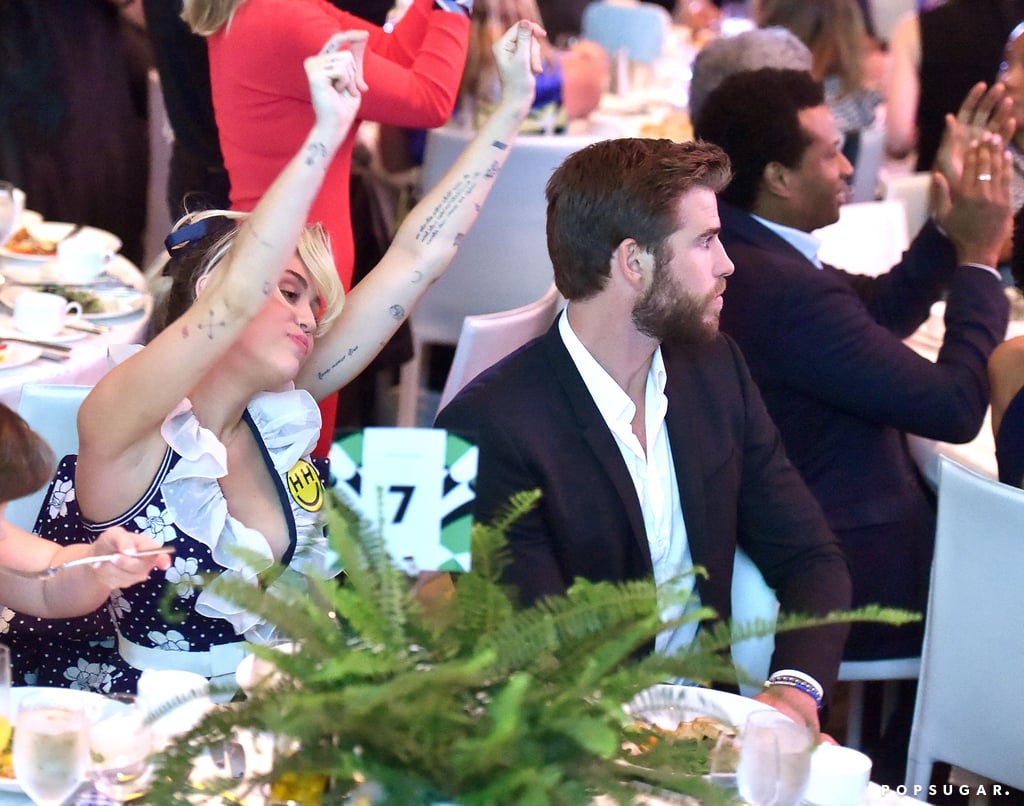 Miley Cyrus and Liam Hemsworth Variety Power of Women 2016
