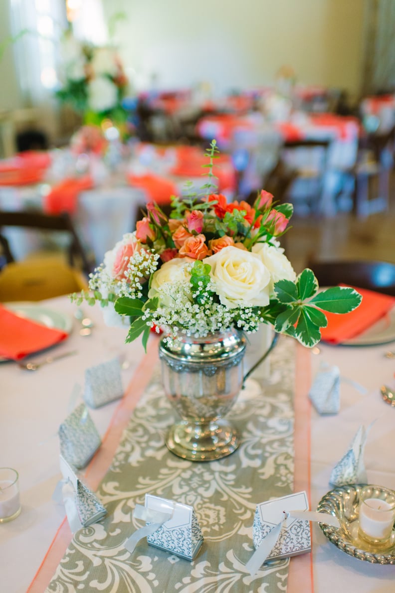 Mismatched Vintage Silver Centerpieces