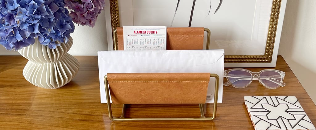 Target Metal & Faux Leather Mail Sorter Review | Photos