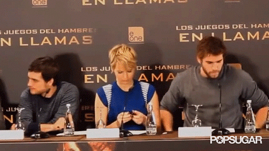 When Jennifer Lawrence Spilled Mints All Over Herself During a Press Conference