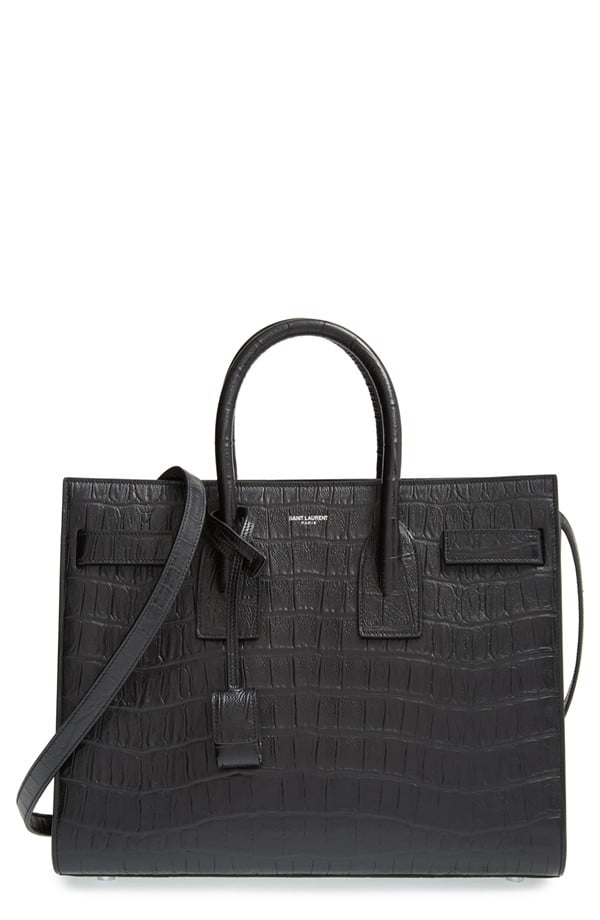 Saint Laurent 'Small Sac de Jour' Croc Embossed Leather Tote ($2,990)