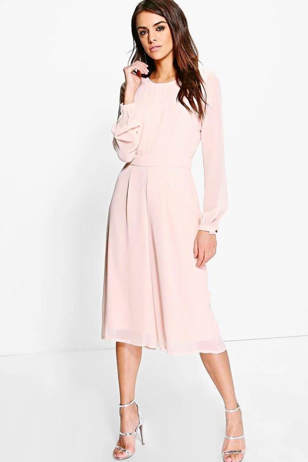 Boohoo Cora Long Sleeve Culotte Jumpsuit | Cheap Fall Jumpsuits ...