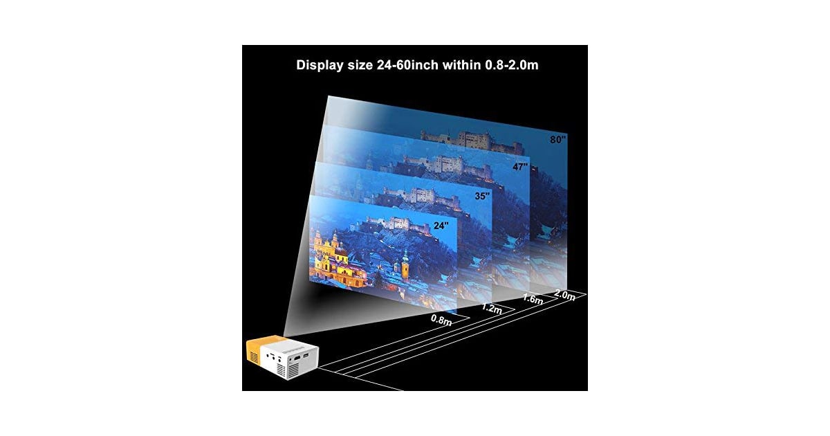 Meer Mini Projector This Portable Projector Lets You Watch TV on Your