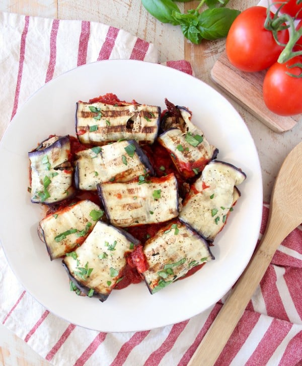 Whole30 Eggplant Roll Ups