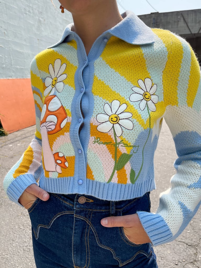 For a Visual Statement: House of Sunny Big Bloom Cardigan