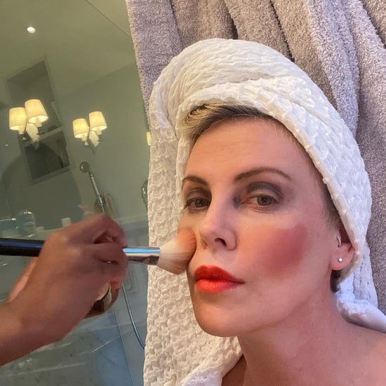Charlize Theron's Daughter Does Her Makeup | Photos