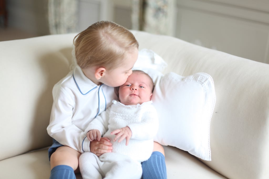 When George Gave His Baby Sister a Sweet Kiss