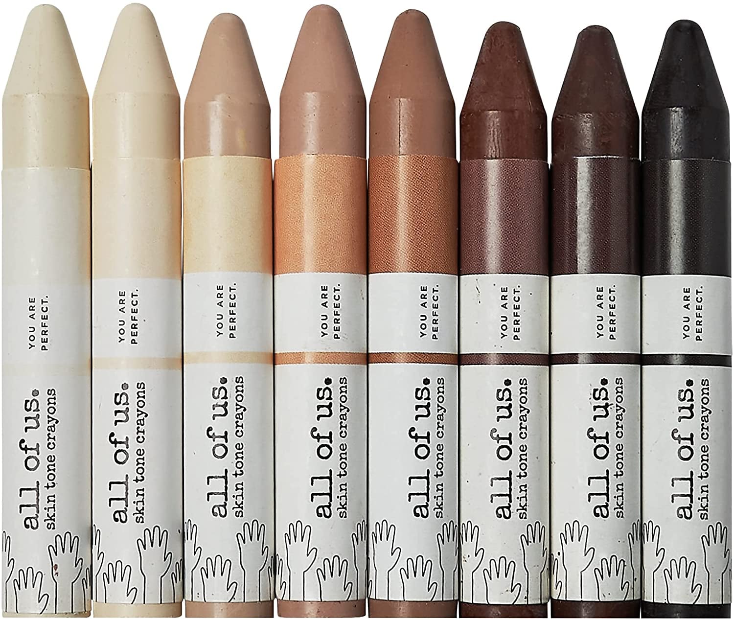 All of Us Beeswax Skin Tone Crayons
