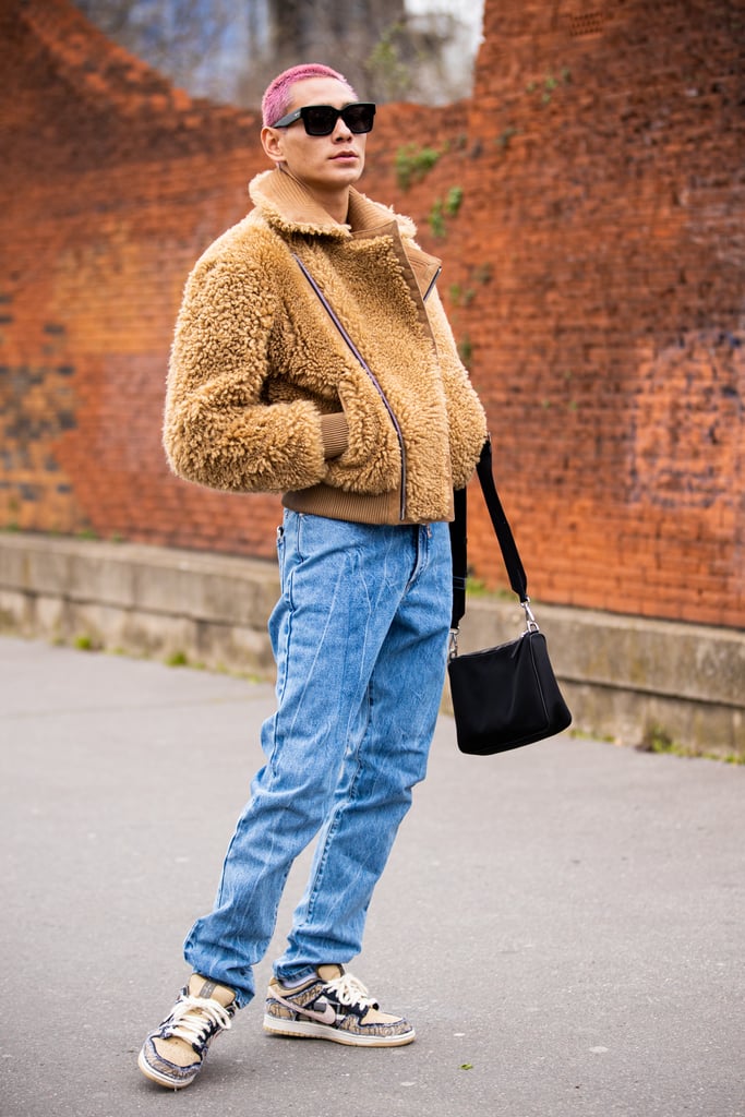 Teddy coats are very much still in style, just look at Evan!