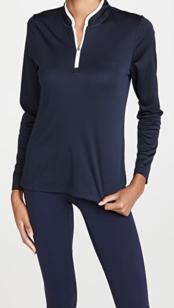 A Great Layering Piece: Tory Sport Performance Half-Zip Pullover