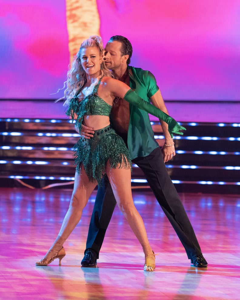 Ariana Madix's Green Latin Night Set on "Dancing With the Stars"