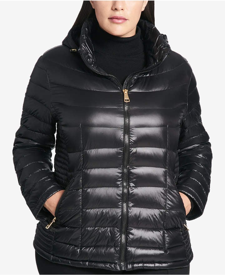Calvin Klein Packable Puffer Coat | Celebrities Can't Stop Wearing This  Affordable Puffer Jacket Because Just LOOK at the Price | POPSUGAR Fashion  Photo 14
