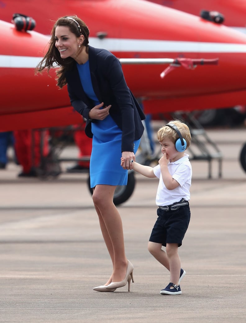 Kate Holding Hands With George, 2016