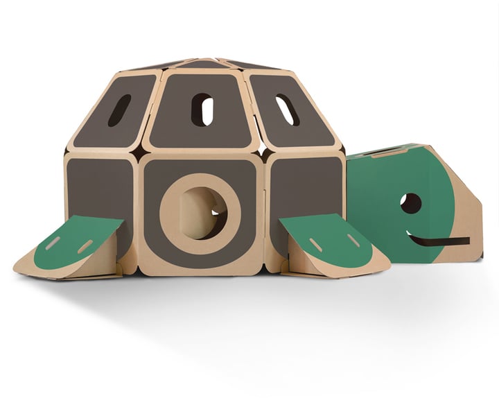 HULKI Cardboard Turtle Hut