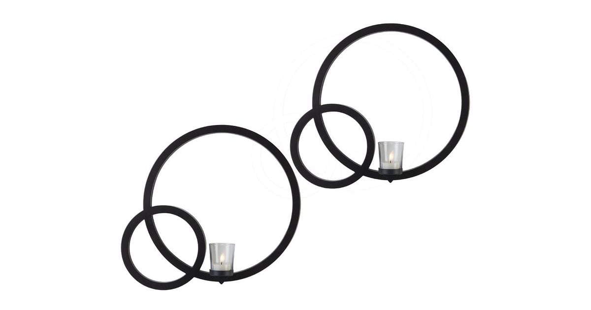 Element Circles Two Piece Candle Wall Sconce Set 70 Wall Decor