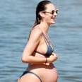 Candice Swanepoel Shows Off Her Adorable Baby Bump During a Family Beach Day in Brazil