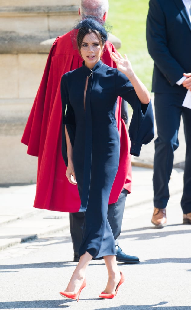 Victoria Beckham's Outfits at the Royal Weddings