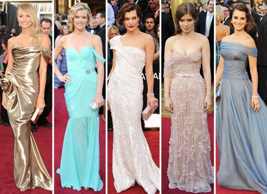 Celebrities Wearing Off-the-Shoulder Dresses at Oscars 2012 | POPSUGAR ...