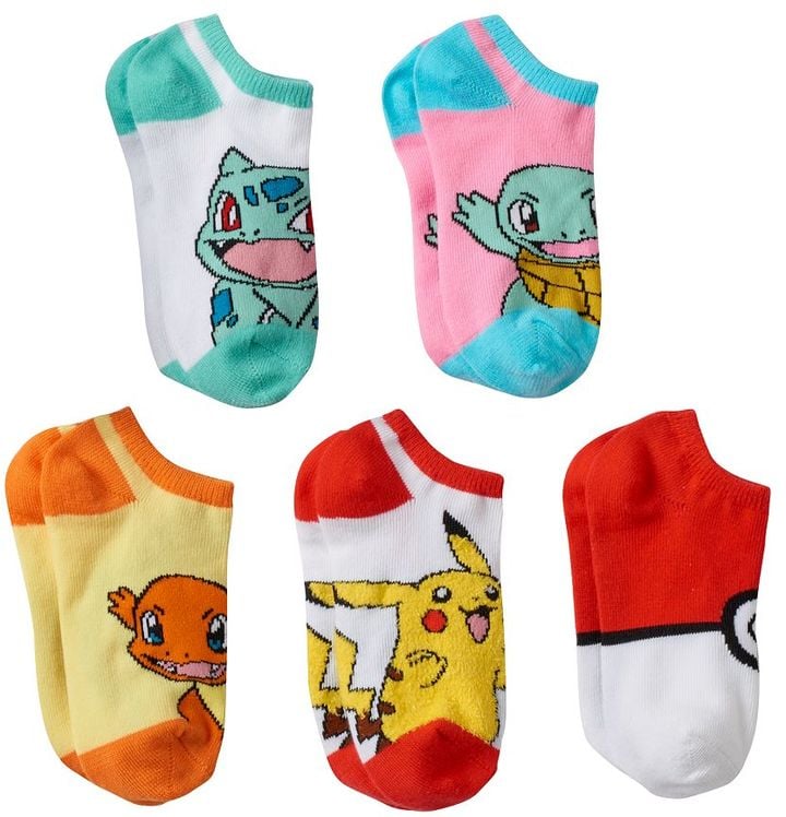 Girls Pokémon No-Show Socks