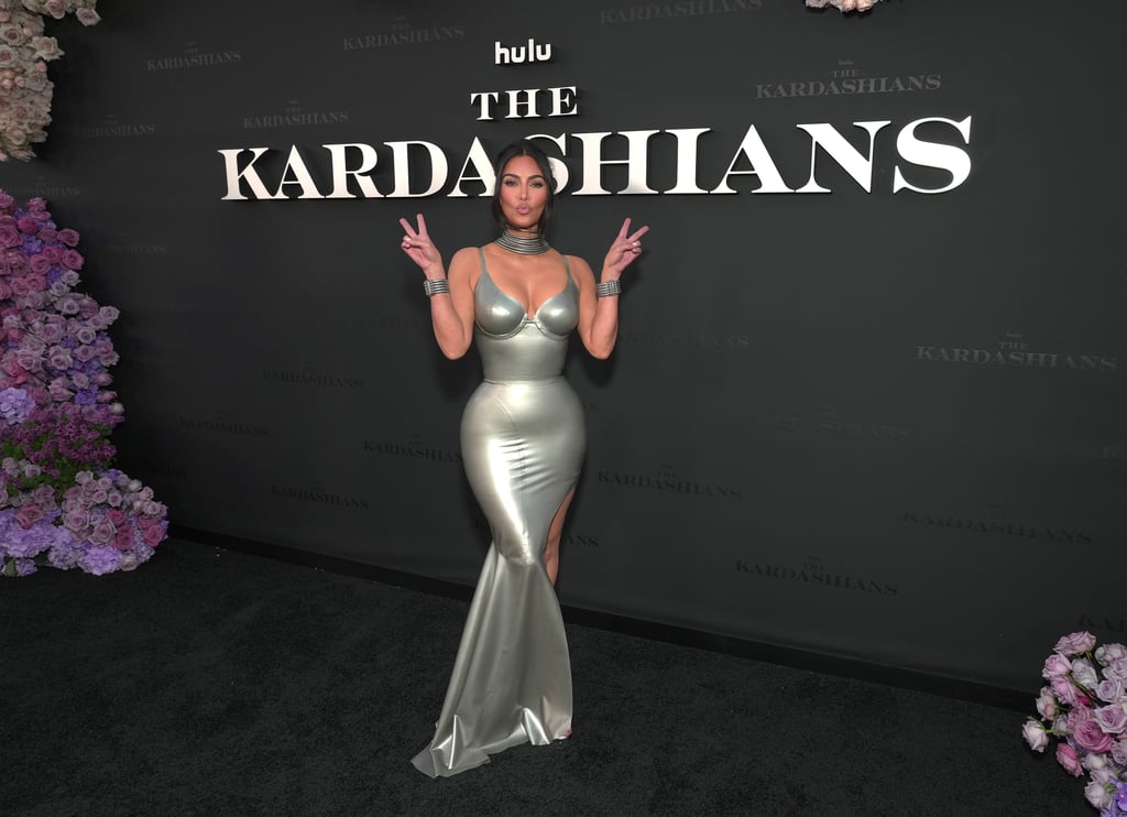 Kim Kardashian at "The Kardashians" Premiere