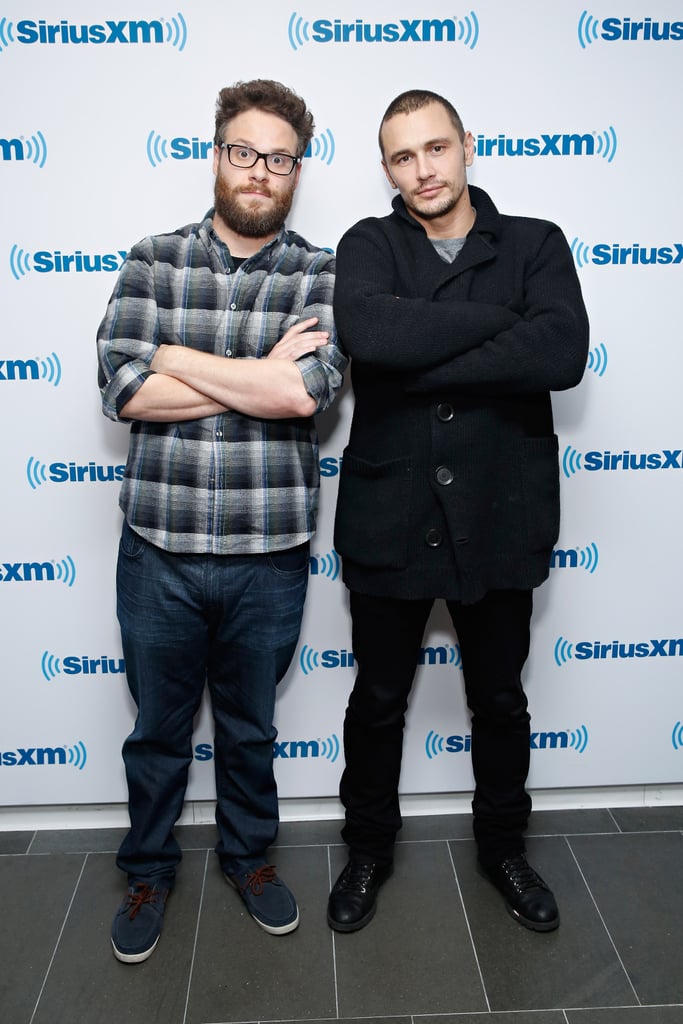 Seth Rogen and James Franco stopped by SiriusXM on Monday in NYC.