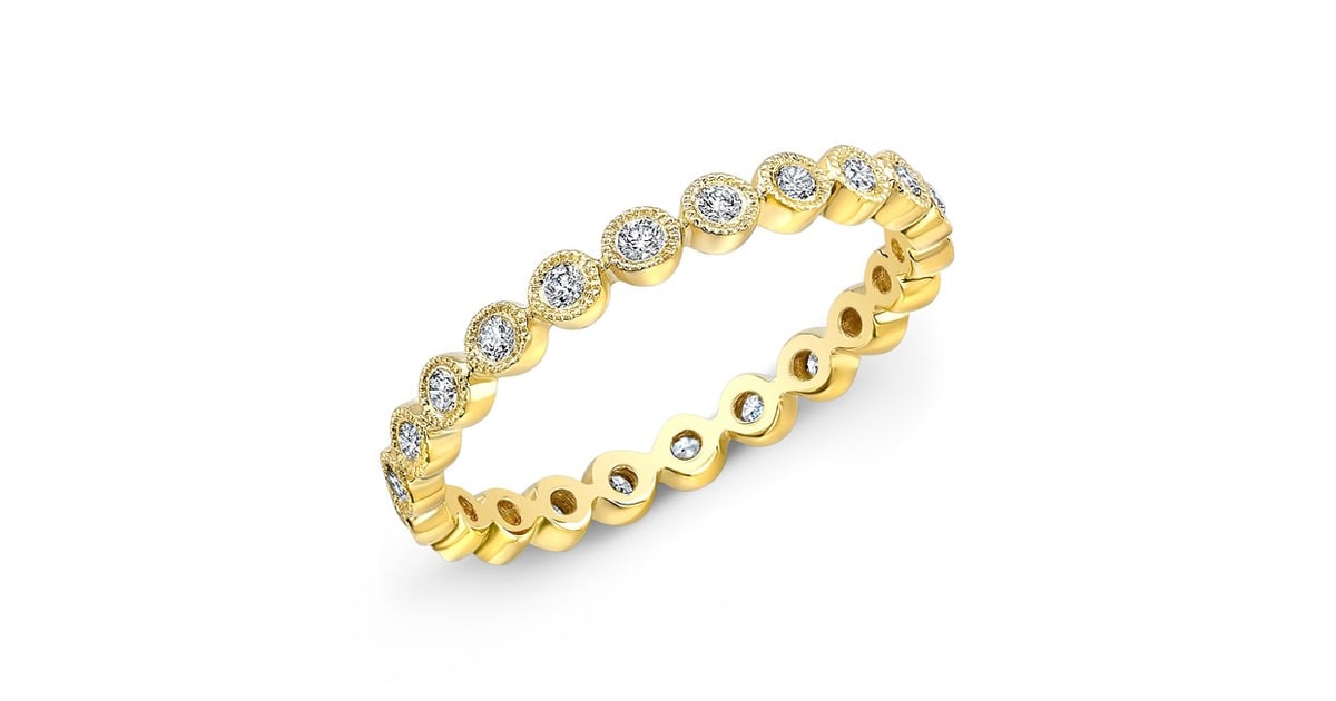 Anne Sisteron 14KT Yellow Gold Bezel Ring ($815) | Kim Kardashian's ...