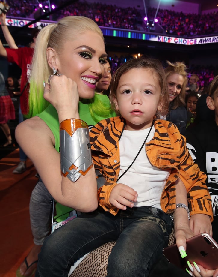 Gwen Stefani and Sons at 2017 Kids' Choice Awards POPSUGAR Celebrity