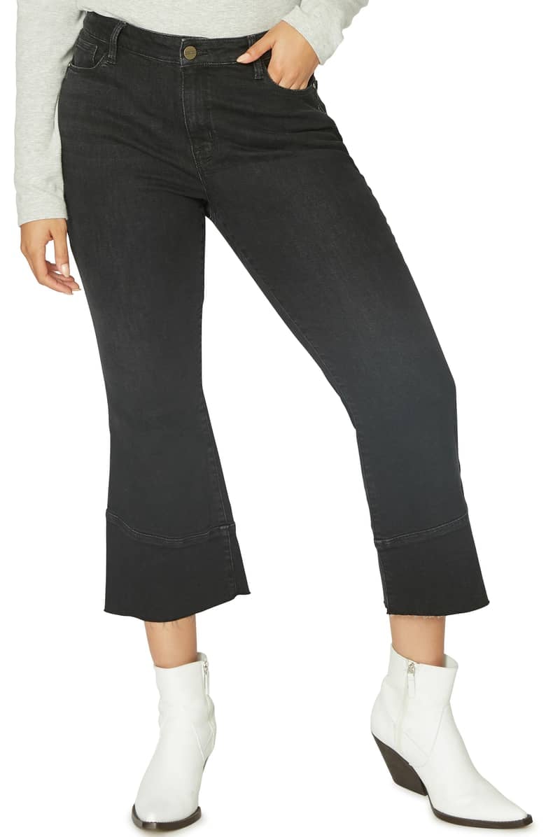 Sanctuary Tulip Hem Kick Crop Jeans