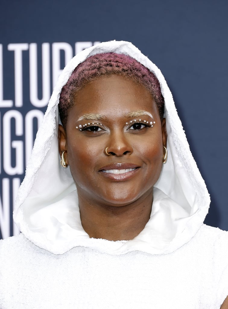 Charlese Antoinette Jones's Pearl Eye Makeup and Pink Hair at the BET Awards 2023