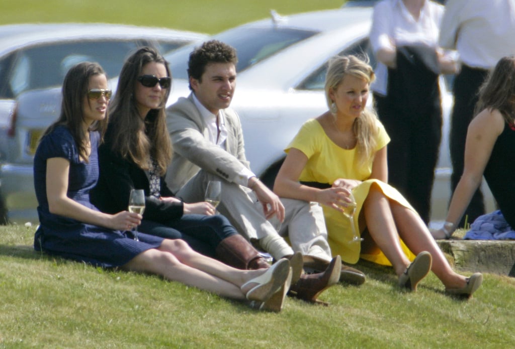 In 2009, Kate, Pippa, and their friends watched William play in the Audi Polo Challenge.