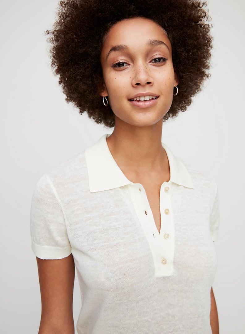 Wilfred Free Tayla Knit Polo Top