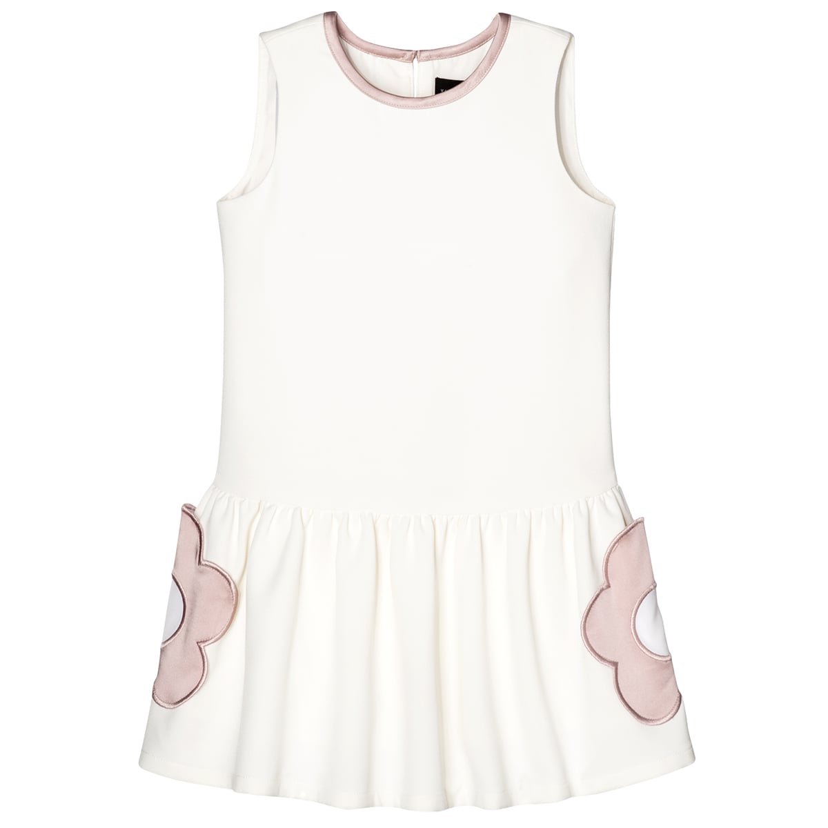 target white flower girl dresses