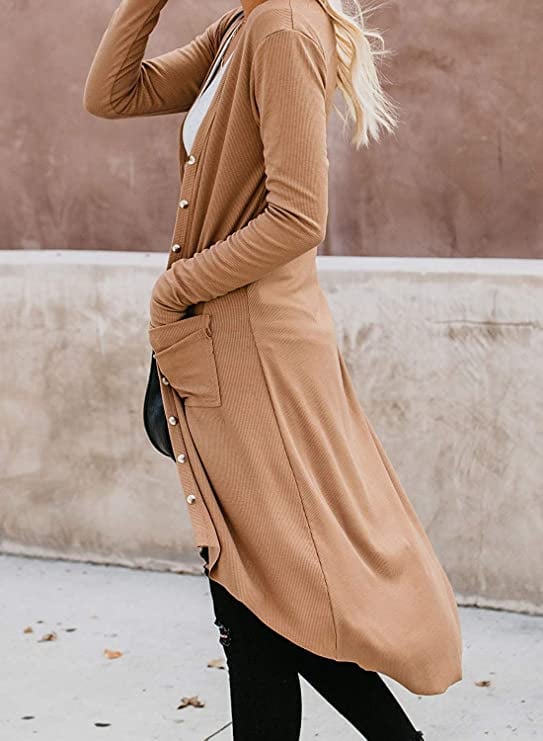 Naggoo Long Cardigan with Pockets