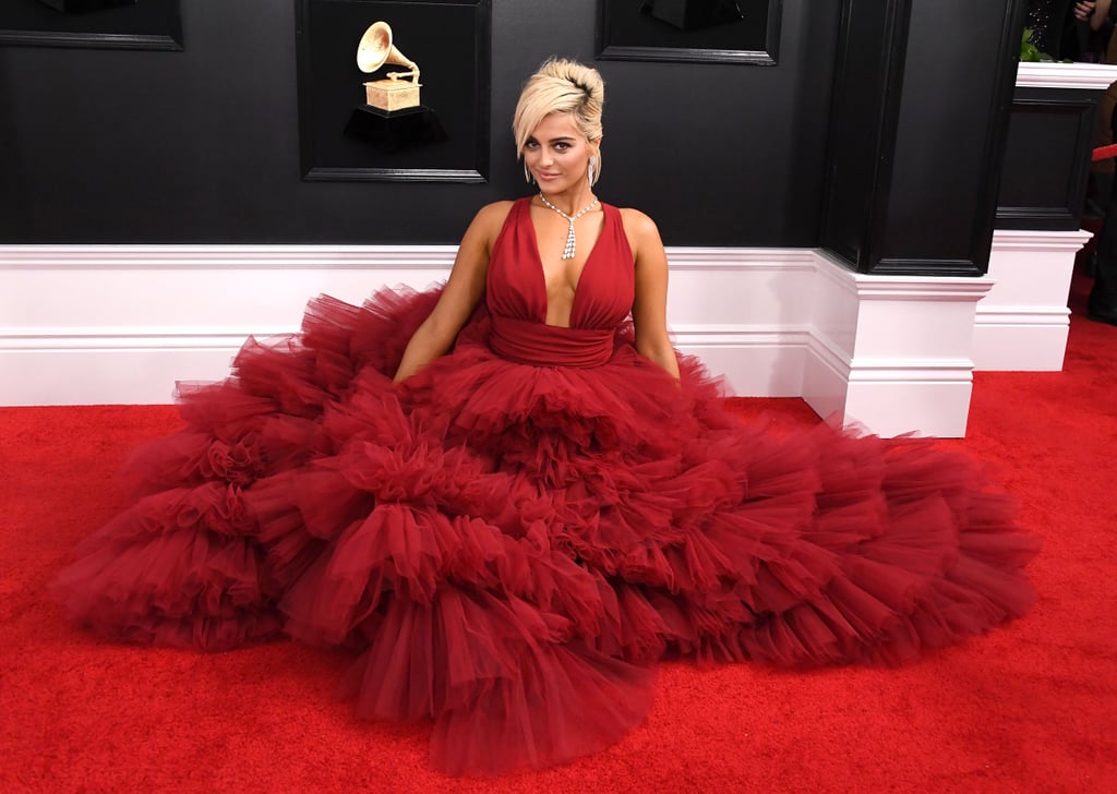 Bebe Rexha Talks About Her Grammys Dress Video