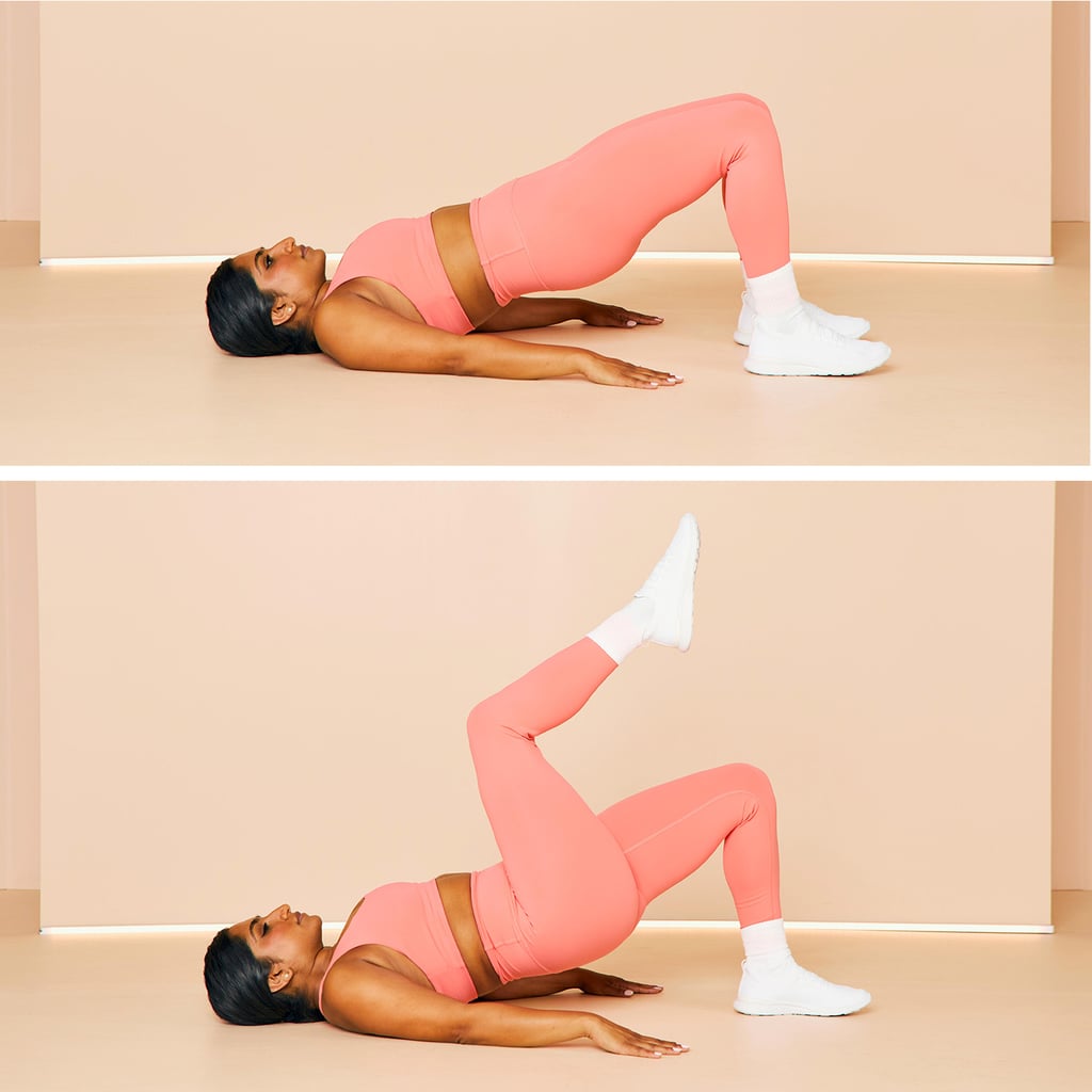 Glute Exercise: Glute Bridge With March
