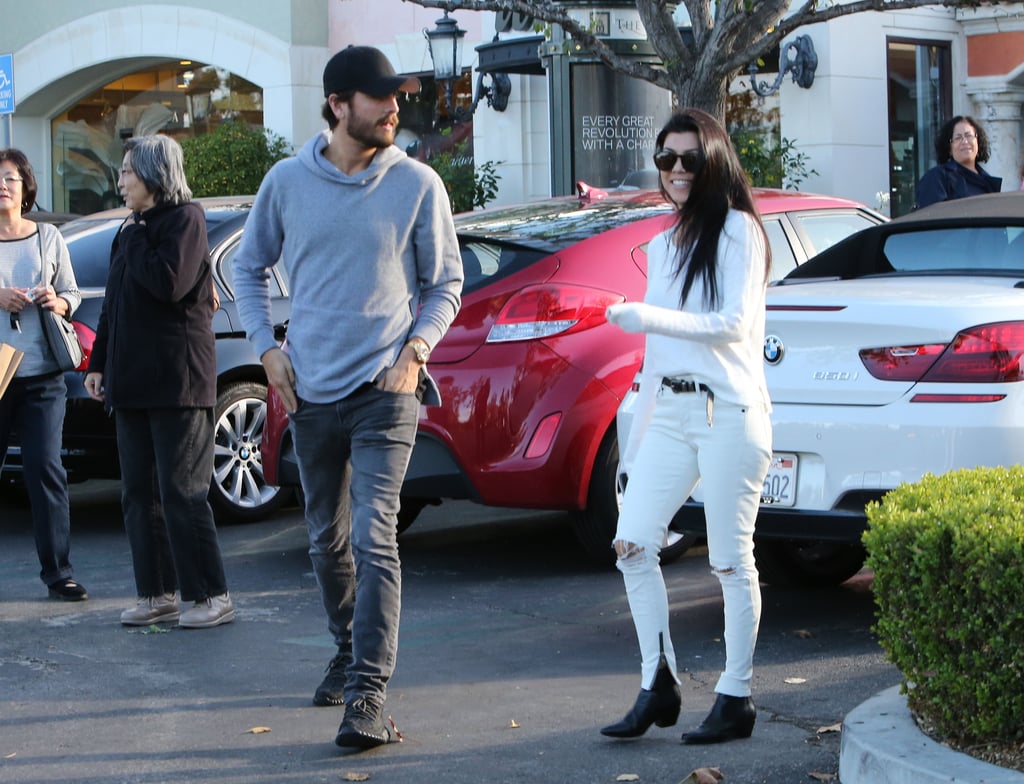 Kourtney Kardashian and Scott Disick Out in LA November 2015