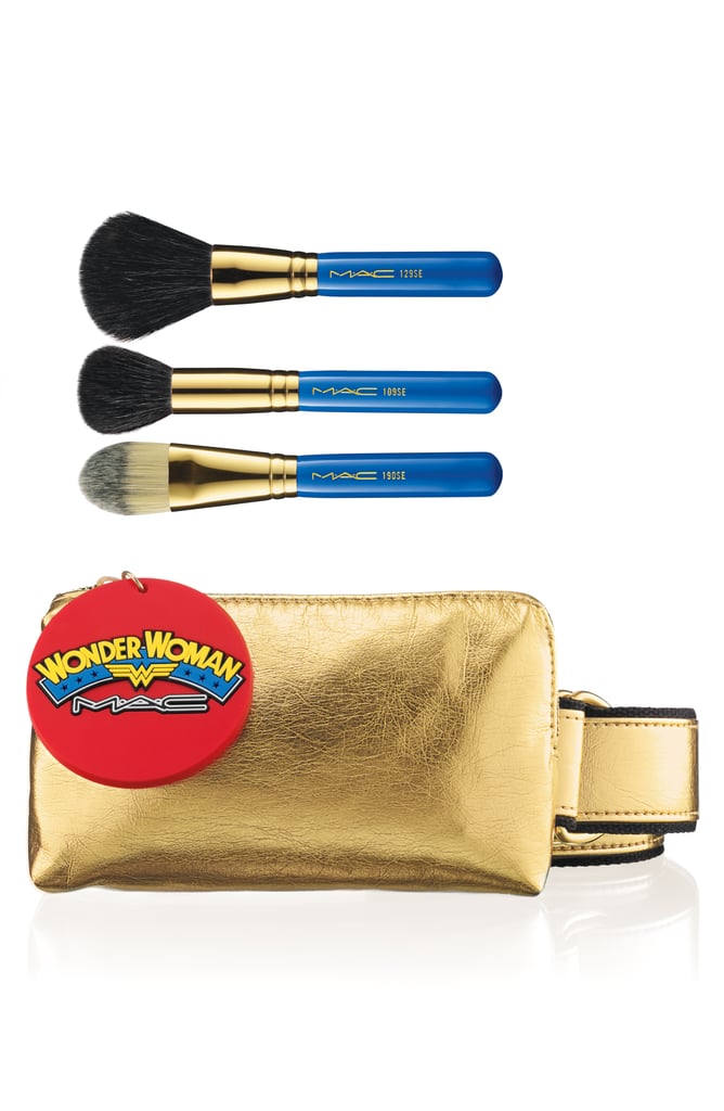 MAC Cosmetics x Wonder Woman Utility Belt Face Brush Set Best MAC Cosmetics Collaborations