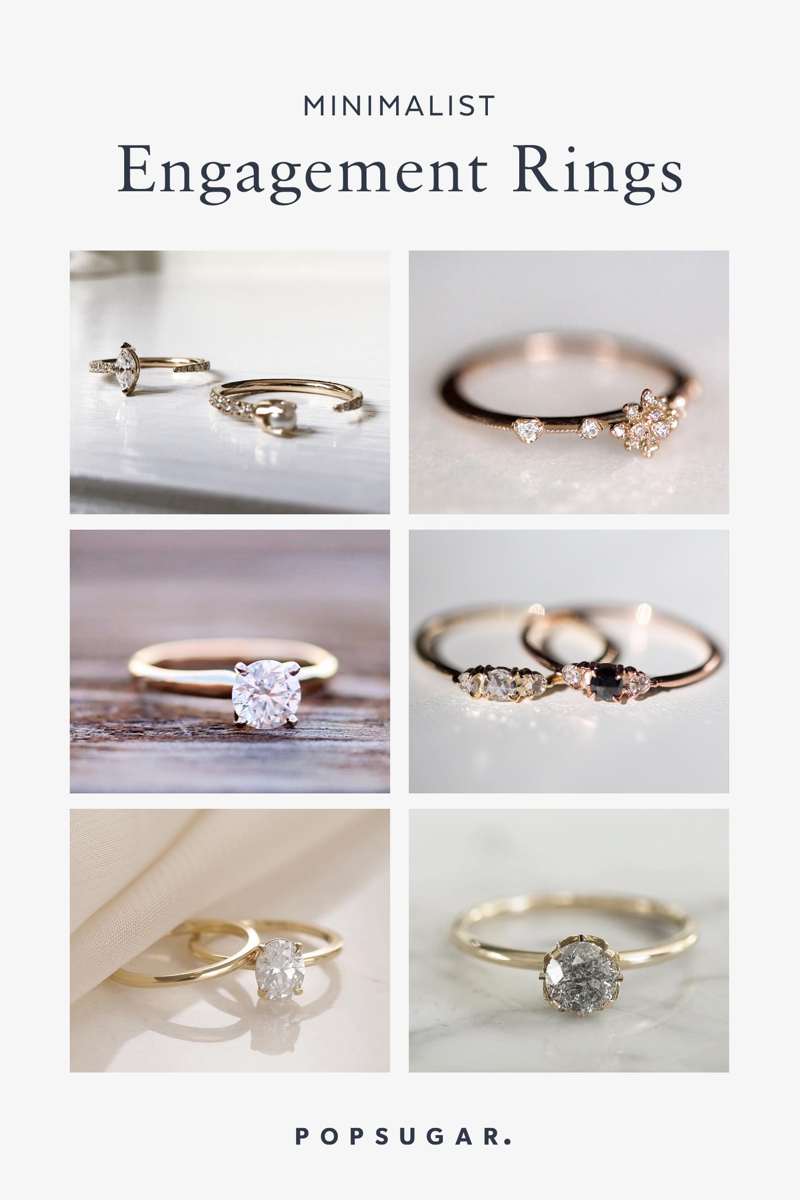 Minimalist Engagement Rings Ps Love