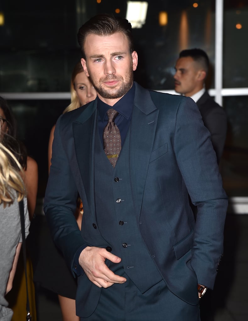 Chris Evans at LA Before We Go Premiere 2015 | Pictures
