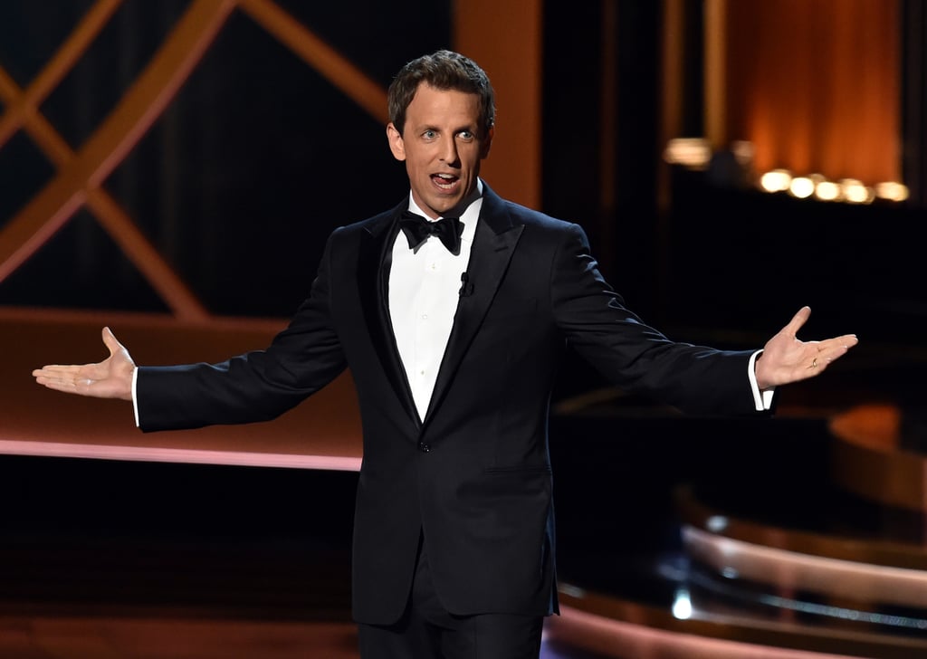 "Not to be outdone, NBC is also a network." — Host Seth Meyers, reminding his home network that it's not doing very well