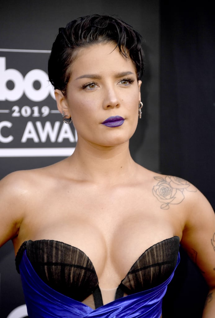 Halsey S Dress At The Billboard Music Awards 2019 Popsugar Fashion