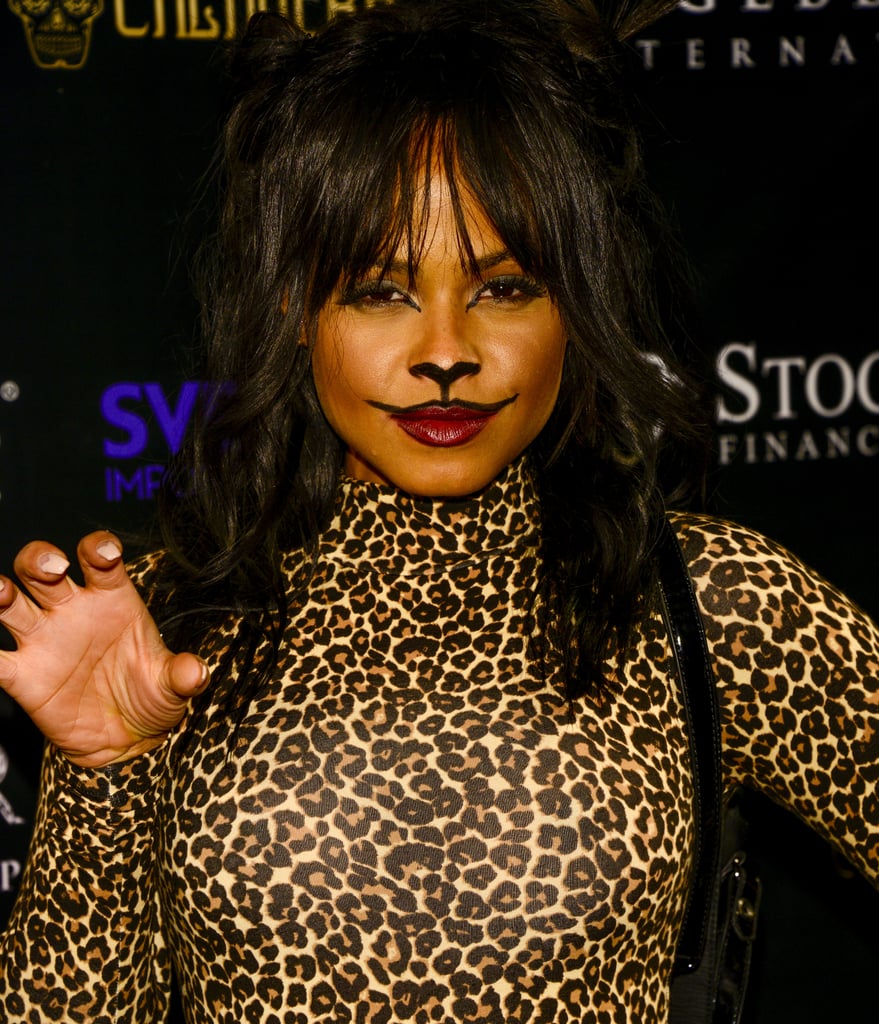 Christina Milian Wears Sexy Cat Halloween Costume 2015