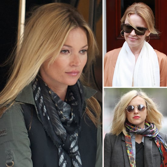 Kate Moss, Kylie Minogue and Fearne Cotton in Spring Scarves POPSUGAR