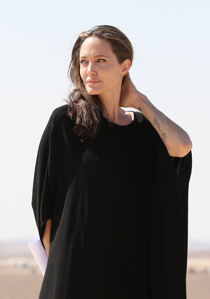 Angelina Jolie Visits a Refugee Camp in Jordan 2016