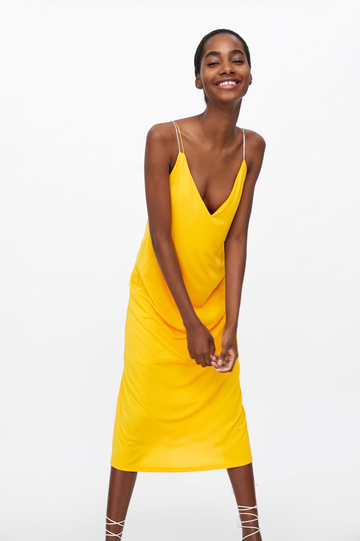WOMEN FASHION Dresses Casual dress discount 86% Zara casual dress Yellow L 